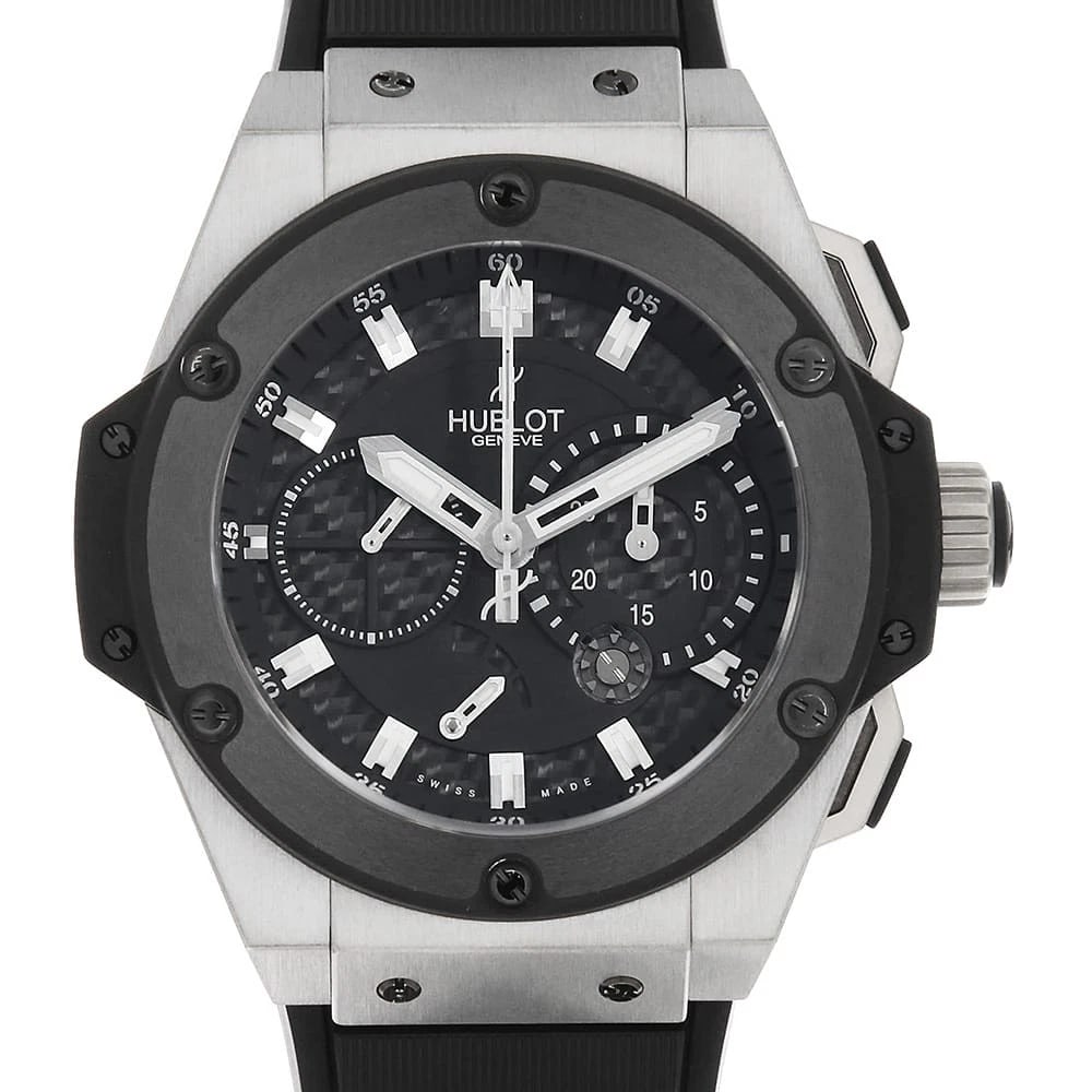 HUBLOT KING POWER SPLIT SECOND LIMITED EDITION WATCH: HUBLOT King Power Split Second Limited Edition Watch Brand: HUBLOT Type/Style: Wrist watch Material: Band Material rubber, Case Material Zirconium Color: Dial Color Black Size: Case:W48mm