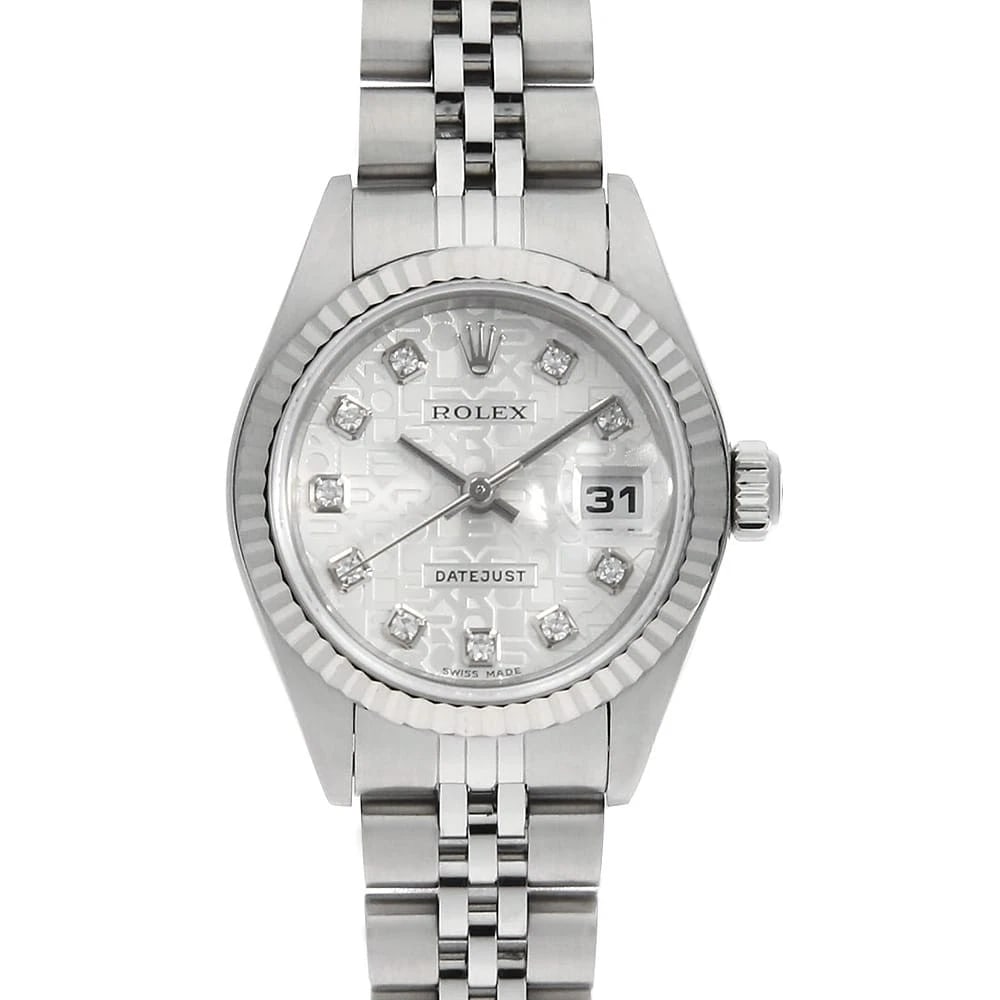 ROLEX DATEJUST DIAMOND SILVER CARVING COMPUTER WATCH: ROLEX Datejust Diamond Silver Carving computer Watch Brand: ROLEX Type/Style: Wrist watch Material: Band Material Stainless Steel, Case Material Stainless Steel Color: Dial Color Silver Size: