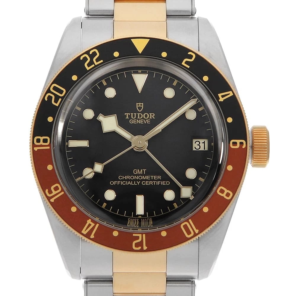 TUDOR HERITAGE BLACK GMT WATCH (1 of 3)