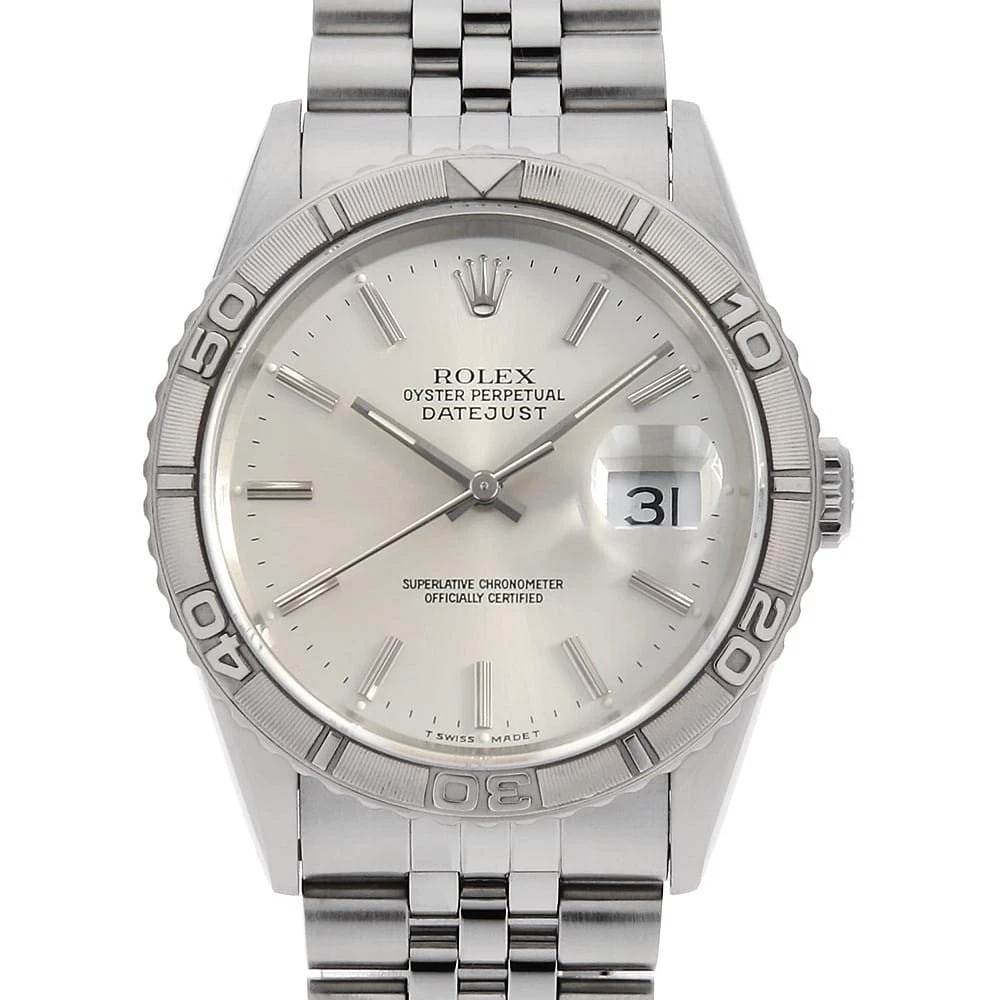 ROLEX DATEJUST SILVER WATCH: ROLEX Datejust Silver Watch Brand: ROLEX Type/Style: Wrist watch Material: Band Material Stainless Steel, Case Material Stainless Steel/White gold Color: Dial Color Silver Size: Case:W36mm