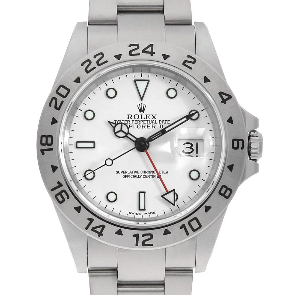 ROLEX EXPLORER WHITE WATCH: ROLEX Explorer white Watch Brand: ROLEX Type/Style: Wrist watch Material: Band Material Stainless Steel, Case Material Stainless Steel Color: Dial Color White Size: Case:W40mm Circumference of