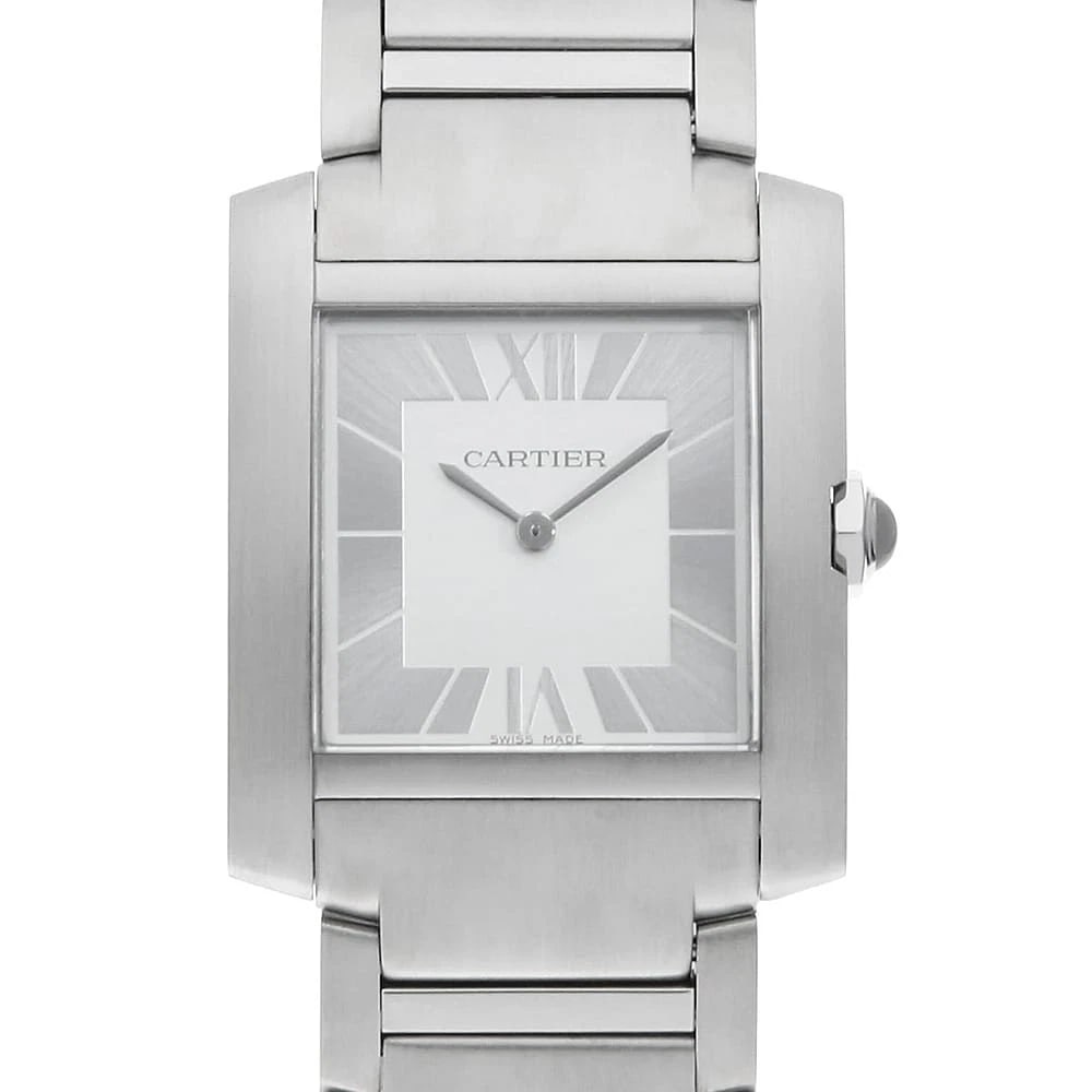 CARTIER TANK FRANCAISE STAINLESS STEEL WATCH: Cartier Tank Francaise Stainless Steel Watch Brand: Cartier Type/Style: Wrist watch Material: Band Material Stainless Steel, Case Material Stainless Steel Color: Dial Color Silver Size: Case:W32mm x