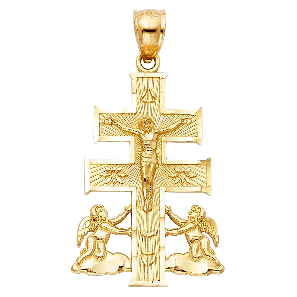14KY CROSS OF CARAVACA PENDANT (1 of 3)