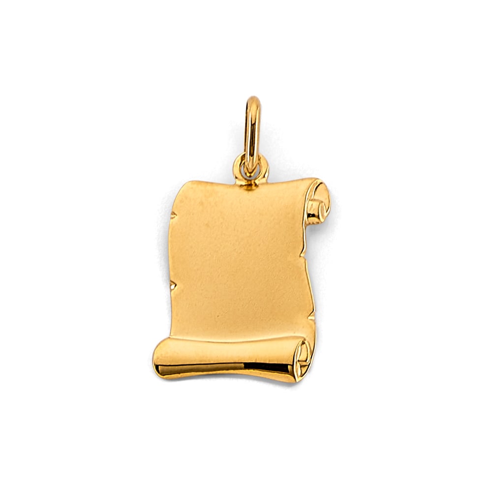 14KY ENGRAVABLE PLAIN PENDANT (1 of 4)