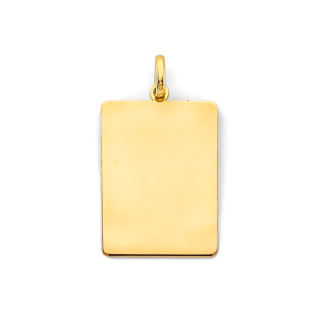 14KY ENGRAVABLE PLAIN PENDANT (1 of 4)