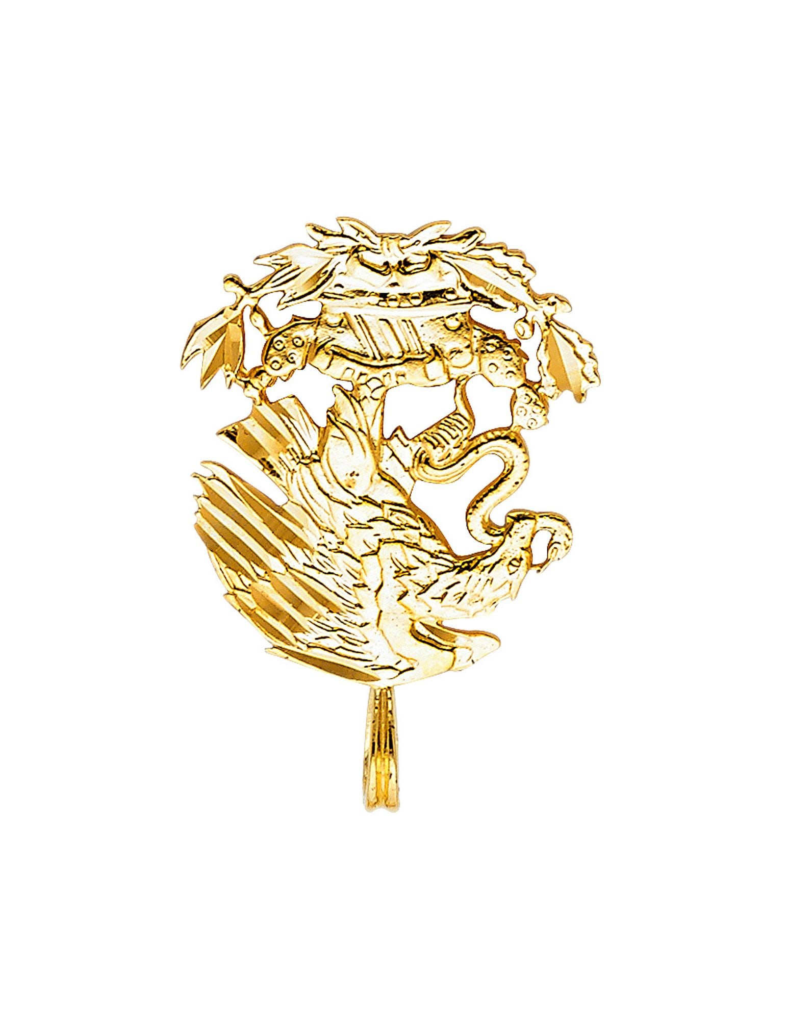 14KY EAGLE PENDANT - 3
