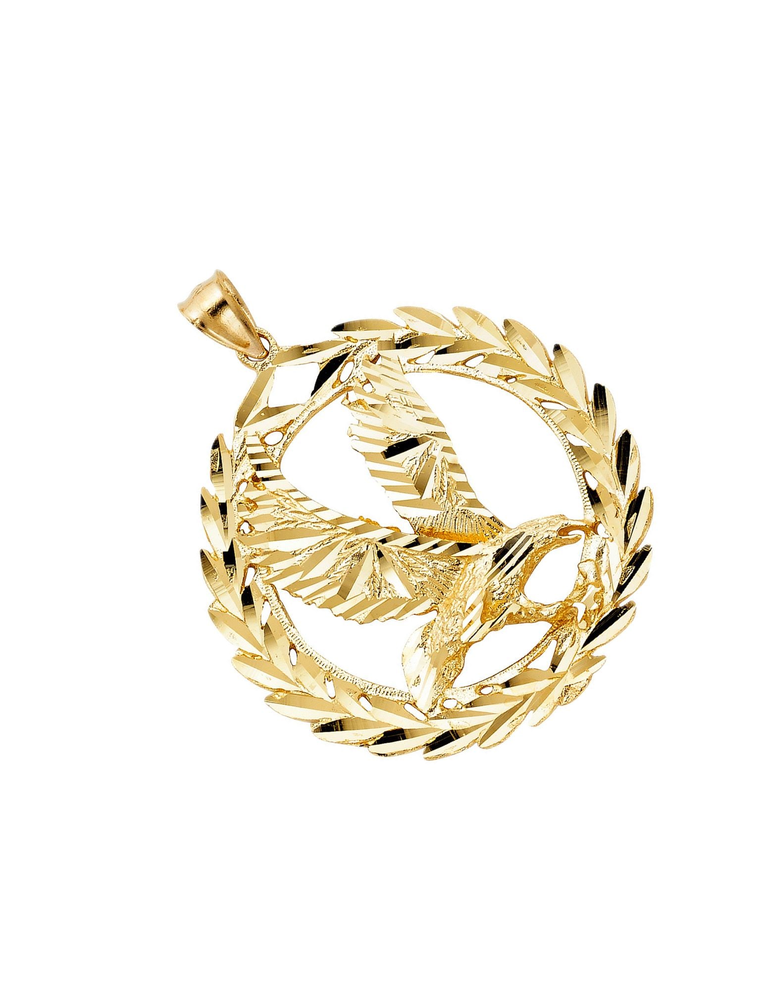 14KY EAGLE PENDANT - 4
