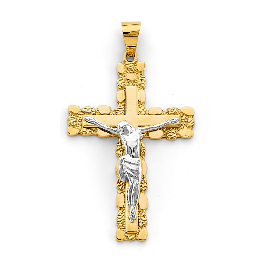 14KY CRUCUFIX CROSS PENDANT (1 of 4)