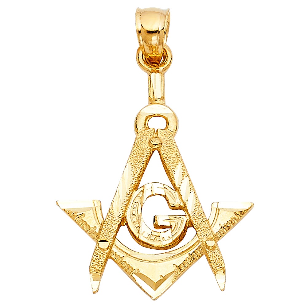 14KY FREEMASON MASONIC PENDANT (1 of 4)