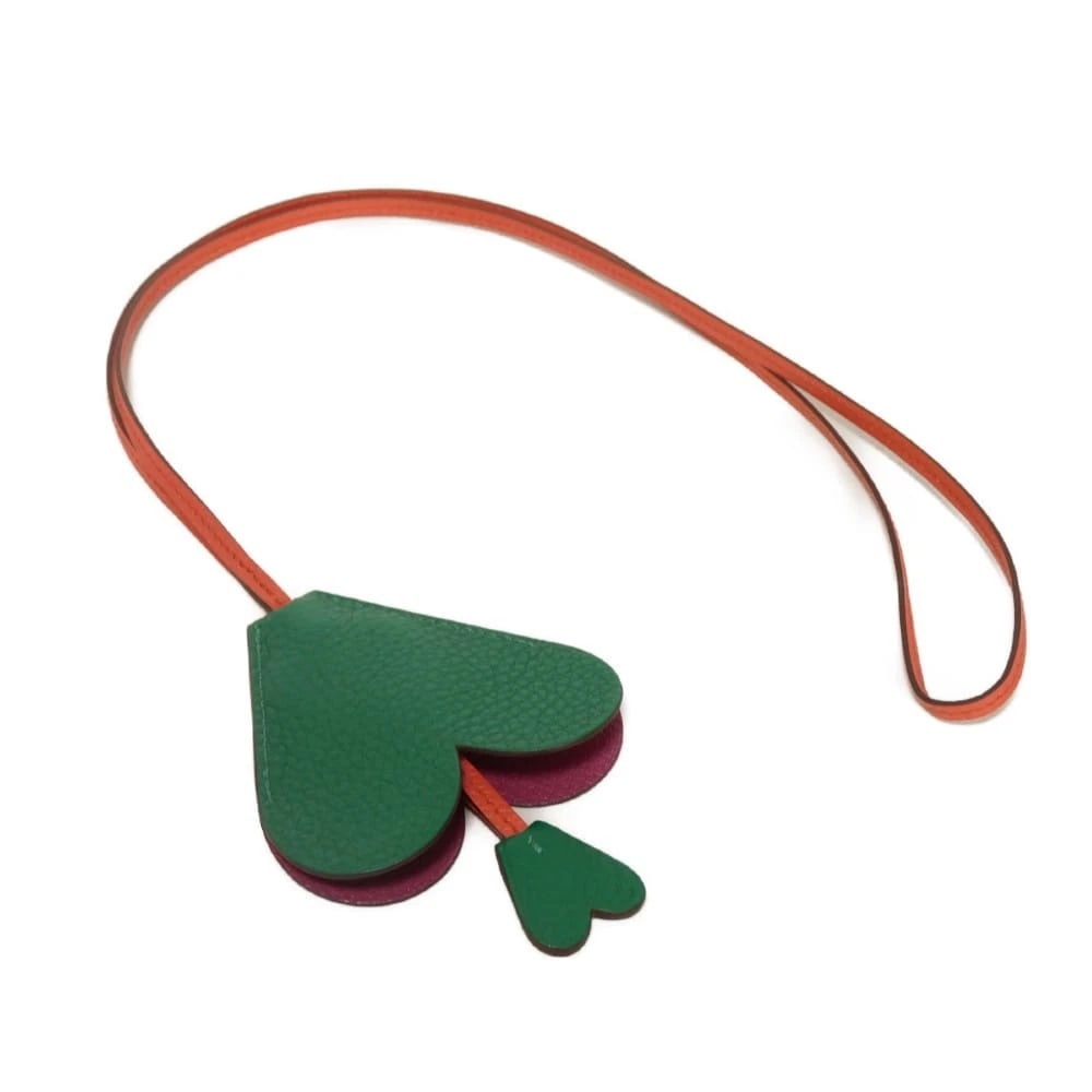 HERMES HEART BELL CROCHET NECKLACE MULTICOLOR (1 of 3)