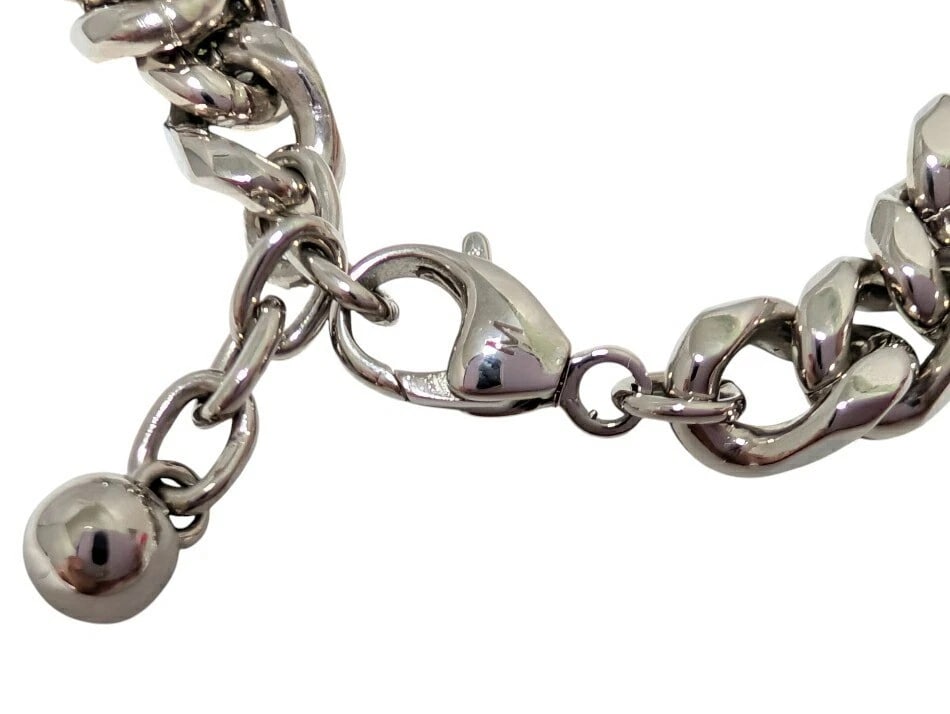 GUCCI ICON SCRIPT CHAIN BRACELET SILVER - 2