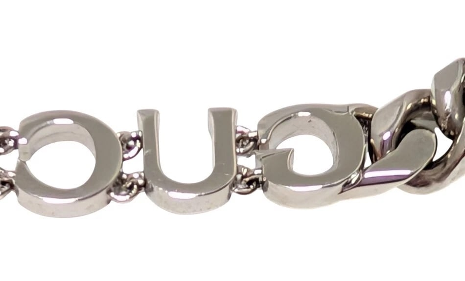 GUCCI ICON SCRIPT CHAIN BRACELET SILVER - 3