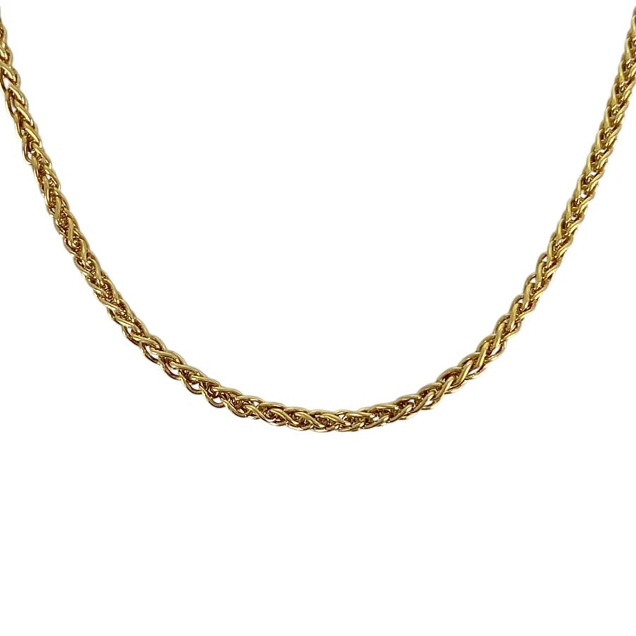 CHOPARD YELLOW GOLD NECKLACE: Chopard Yellow gold Necklace Brand: Chopard Type/Style: Necklace Material: 18K Yellow Gold Color: Gold Size: Necklace full length:41cm Accessories: None Accessories Notice: When purchasing pre-owned