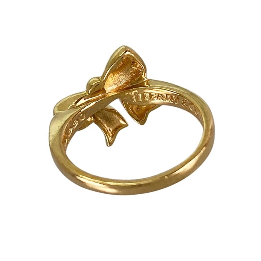 TIFFANY&CO. YELLOW GOLD RING - 3