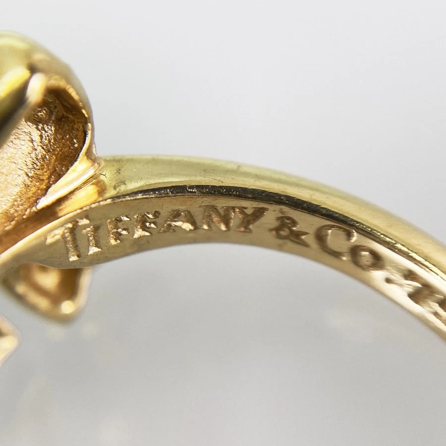 TIFFANY&CO. YELLOW GOLD RING - 5