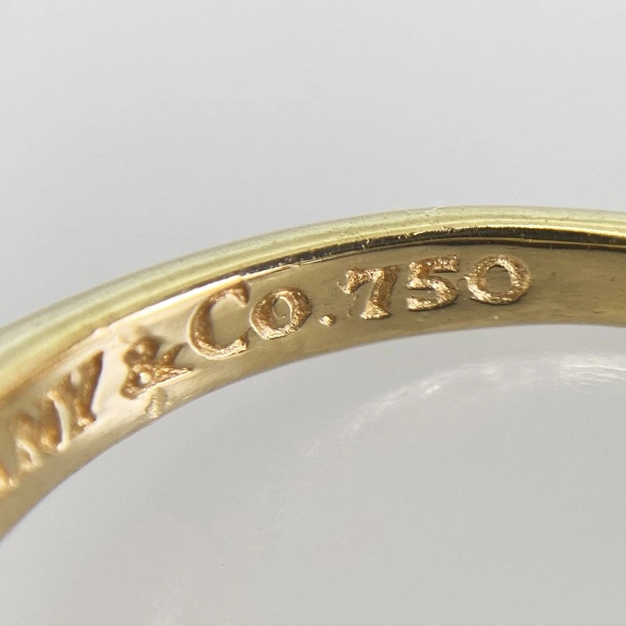 TIFFANY&CO. YELLOW GOLD RING - 6