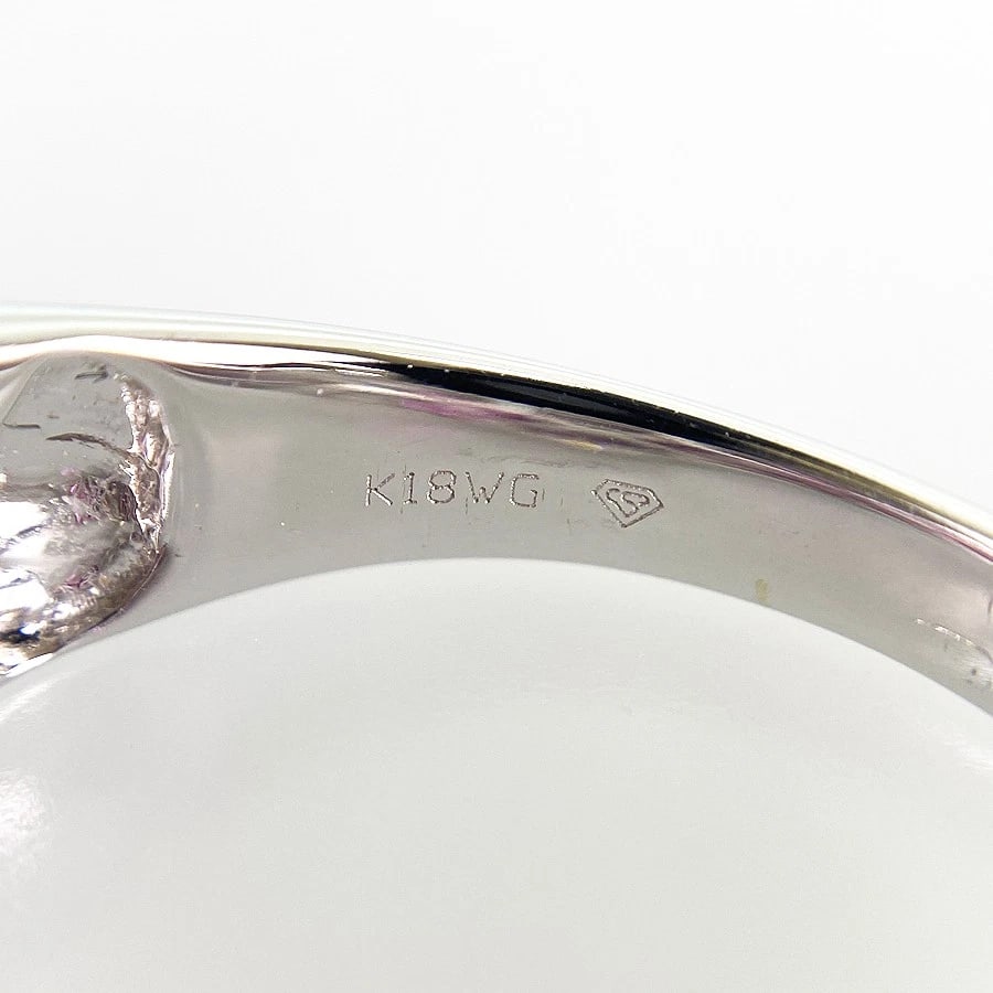 RING WHITE GOLD RUBY DIAMOND - 4