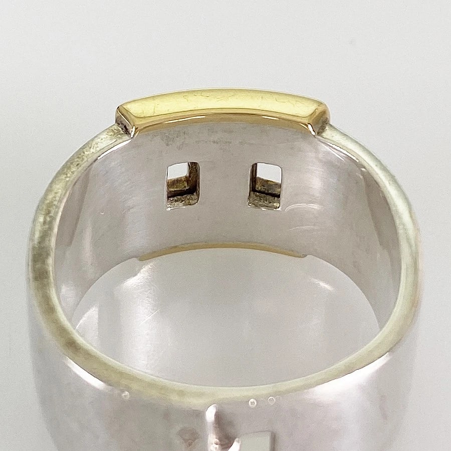 HERMES HERAKLES SILVER RING - 4