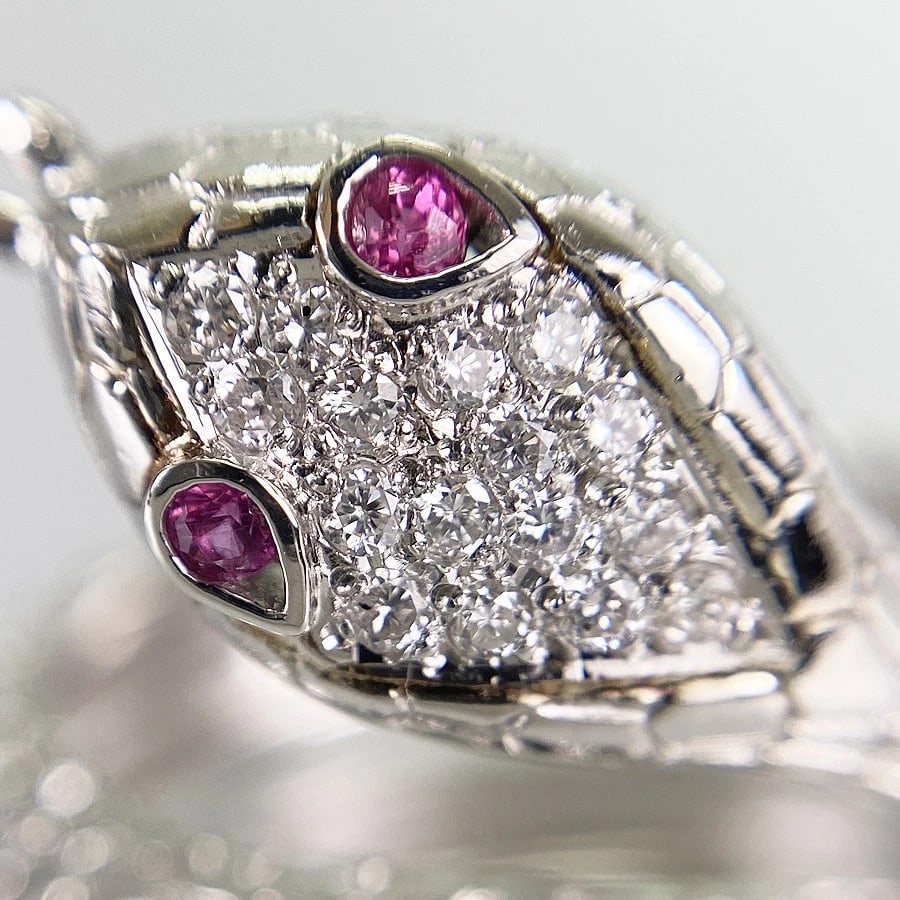 RING PLATINUM DIAMOND RUBY - 6