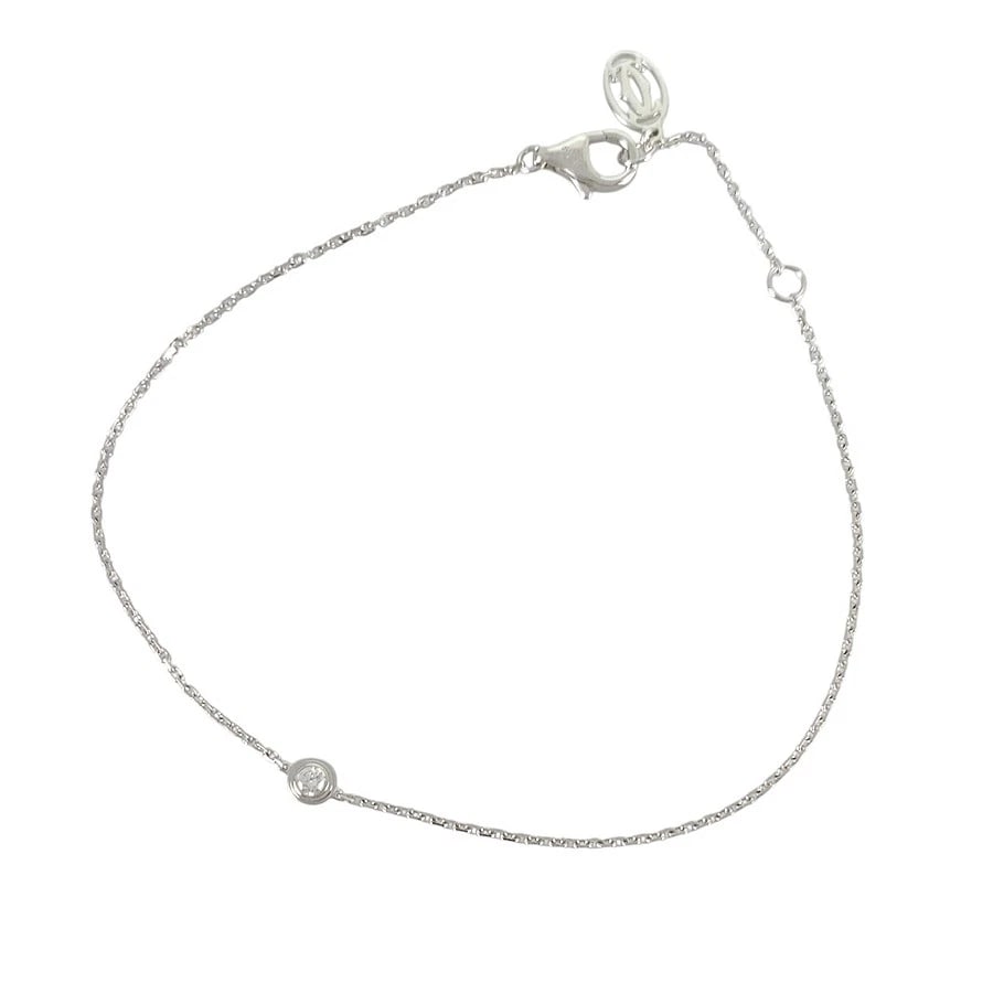 CARTIER DAMOUR XS WHITE GOLD DIAMOND BRACELET: Cartier Damour XS White gold Diamond Bracelet Brand: Cartier Type/Style: Bracelet Material: 18K White Gold, Main Stone Natural Color: Silver Size: Top size:3.5mm?3.5mm Wrist Size:18cm Accessories: