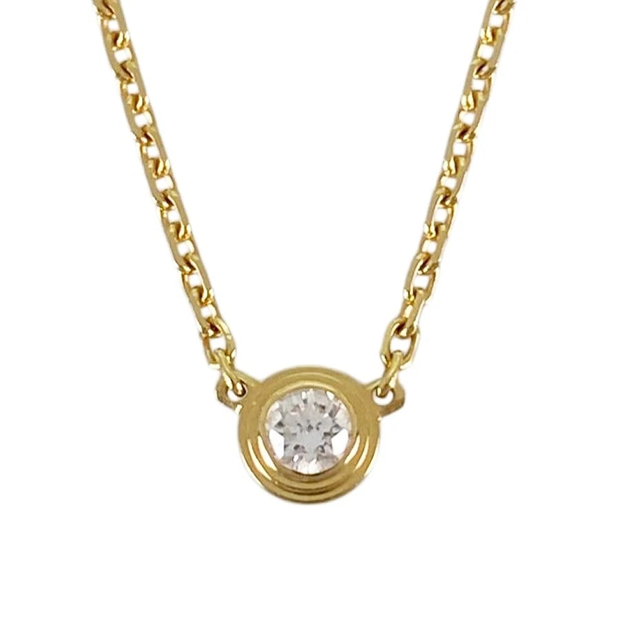 CARTIER DAMOUR XS YELLOW GOLD DIAMOND NECKLACE: Cartier Damour XS Yellow gold Diamond Necklace Brand: Cartier Type/Style: Necklace Material: 18K Yellow Gold, Main Stone/Creation Natural Color: Gold Size: Top size:3.8mm Necklace full length:40.5cm