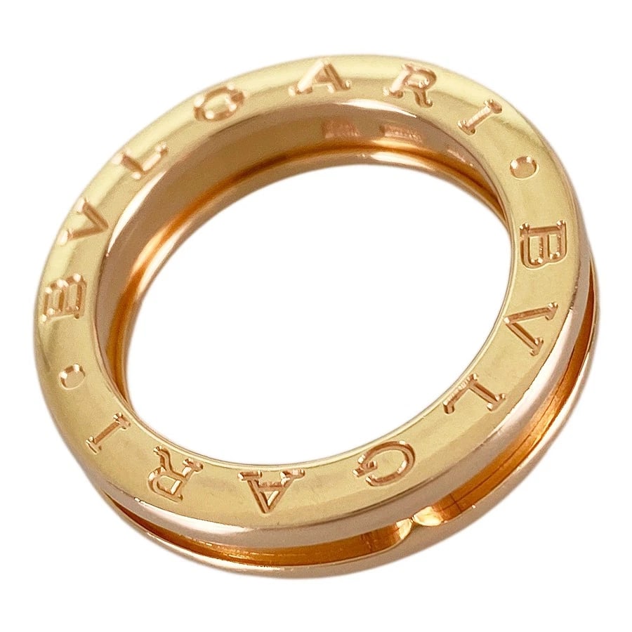 BVLGARI B.ZERO1 ROSE GOLD RING: BVLGARI B.zero1 Rose gold Ring Brand: BVLGARI Type/Style: Ring Material: 18K Rose Gold, Color: Rose Gold Size: 5.5 US Accessories: None Accessories Notice: When purchasing pre-owned goods, please