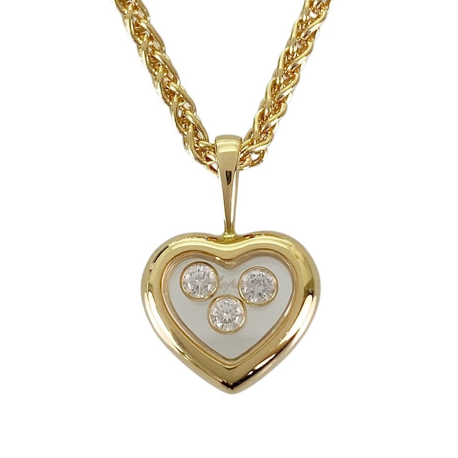 CHOPARD HAPPY DIAMOND YELLOW GOLD DIAMOND NECKLACE: Chopard Happy Diamond Yellow gold Diamond Necklace Brand: Chopard Type/Style: Necklace Material: 18K Yellow Gold, Main Stone/Creation Natural Color: Gold Size: Top size (not including Vatican):11.1mm?