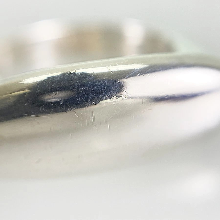 HERMES ETRIERE SILVER RING - 6