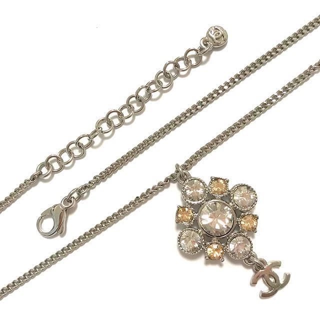 CHANEL COCO MARK BIJOU NECKLACE CC LOGO CHARM COLORSTONE (1 of 3)