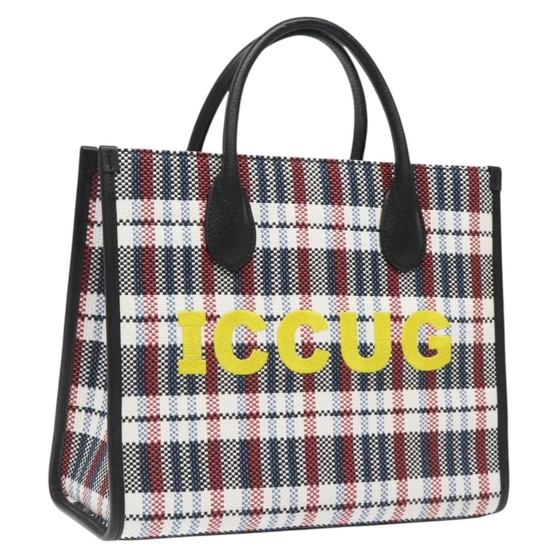 GUCCI TOTE BAG CANVAS LEATHER WHITE BLACK SILVER: GUCCI Tote Bag Canvas Leather White Black Silver Brand: GUCCI Type/Style: Tote Bag Material: Canvas Color: White/Black/Silver Size: W12.2 x H10.2 x D5.1inch(Approx) Accessories: None Acces