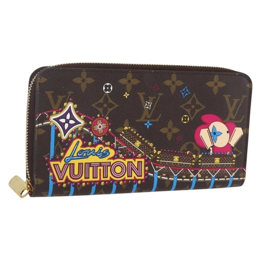 LOUIS VUITTON MONOGRAM VIVIENNE ZIPPY WALLET LONG WALLET: LOUIS VUITTON Monogram Vivienne Zippy Wallet Long Wallet Brand: LOUIS VUITTON Type/Style: Long Wallet Material: Monogram Canvas Color: Monogram Size: W7.7 x H4.1 x D1.0inch(Approx) Accessories: No