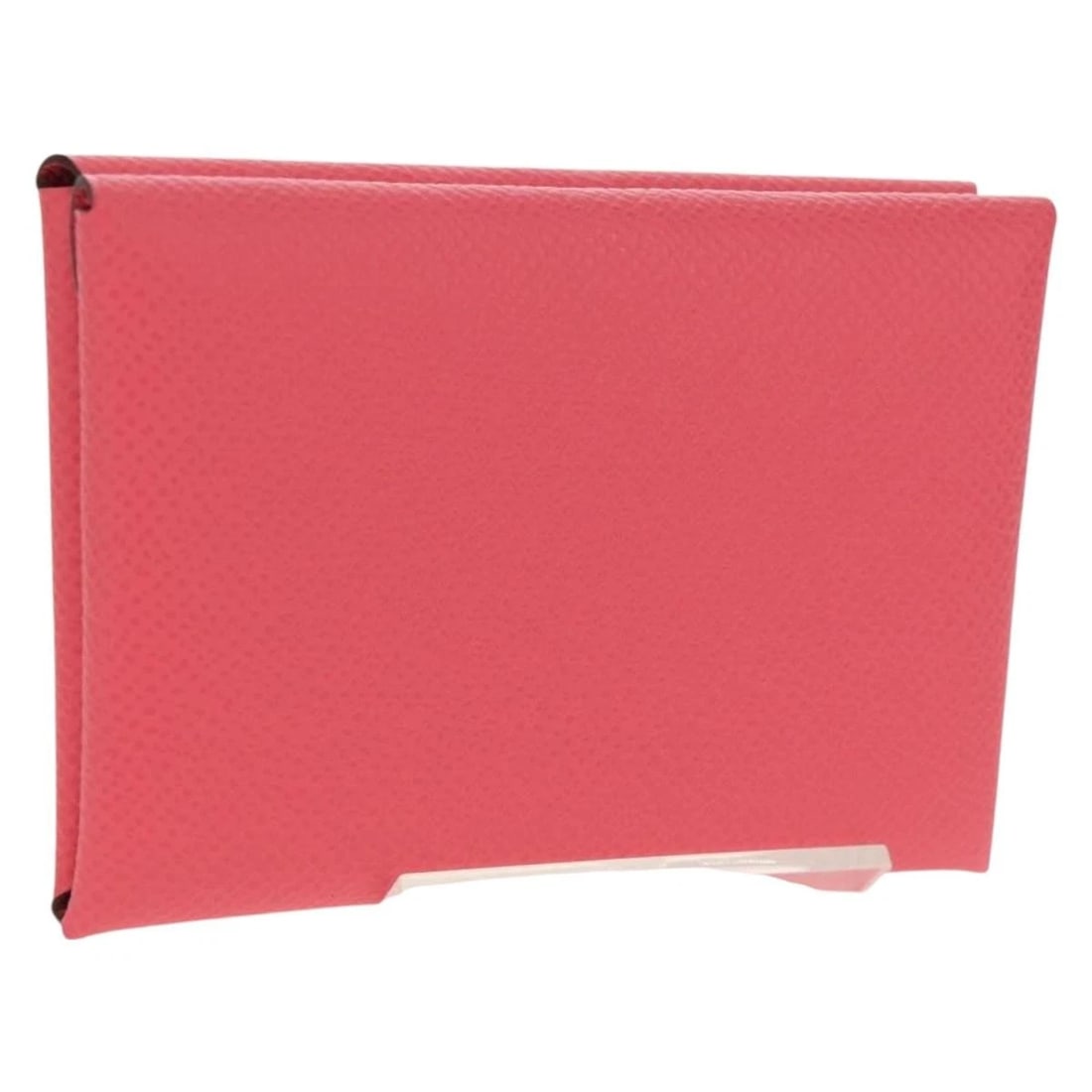 HERMES CALVI DUO COIN PURSE LEATHER: HERMES Calvi Duo Coin Purse Leather Brand: HERMES Type/Style: Coin Purse Material: Leather Color: Pink/Silver Size: W3.9 x H2.8inch(Approx) Accessories: None Accessories Notice: When purch