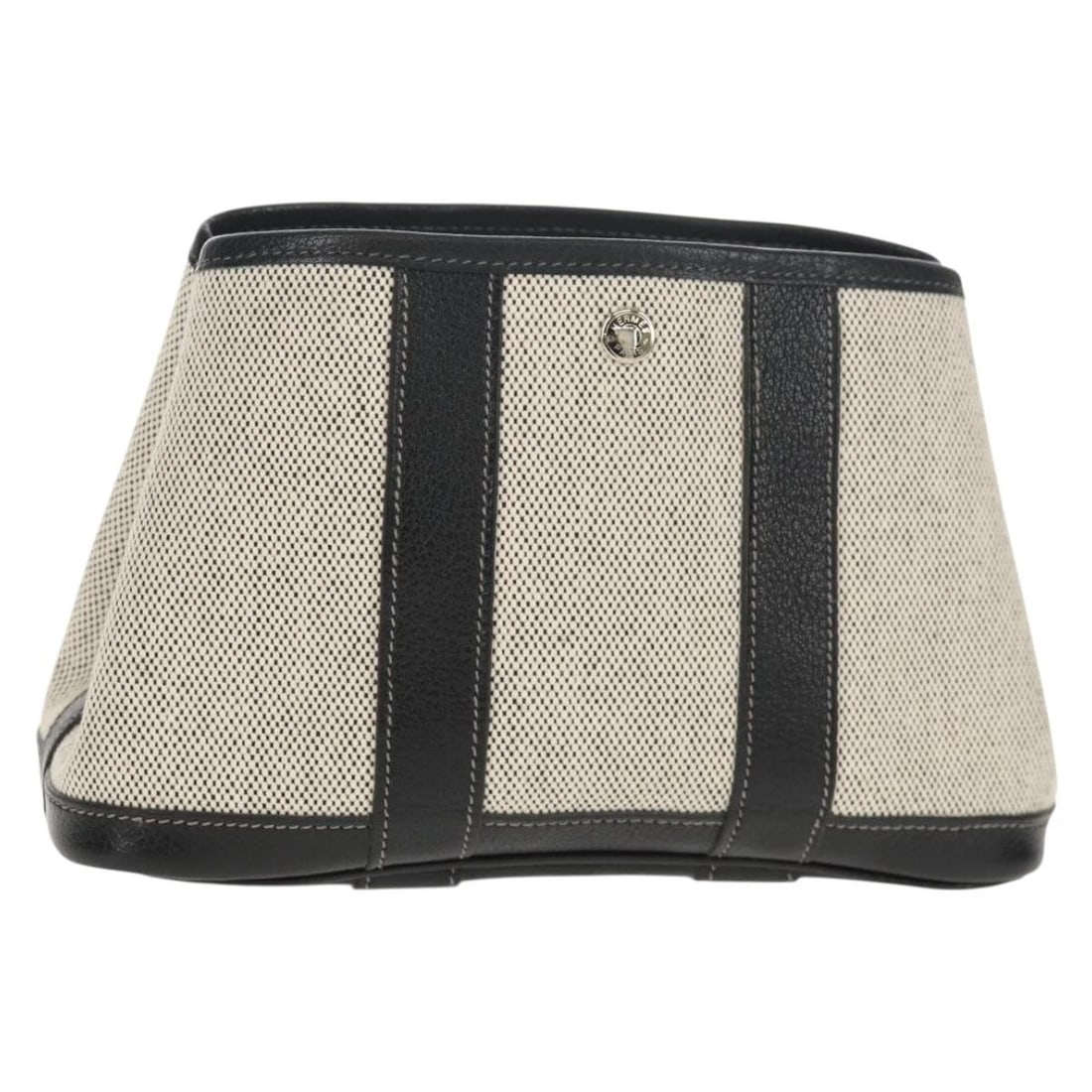 HERMES GARDEN PARTY POUCH CANVAS: HERMES Garden Party Pouch Canvas Brand: HERMES Type/Style: Pouch Material: Canvas Color: Gray/Silver Size: W8.7 x H5.5 x D3.1inch(Approx) Accessories: None Accessories Notice: When purchas