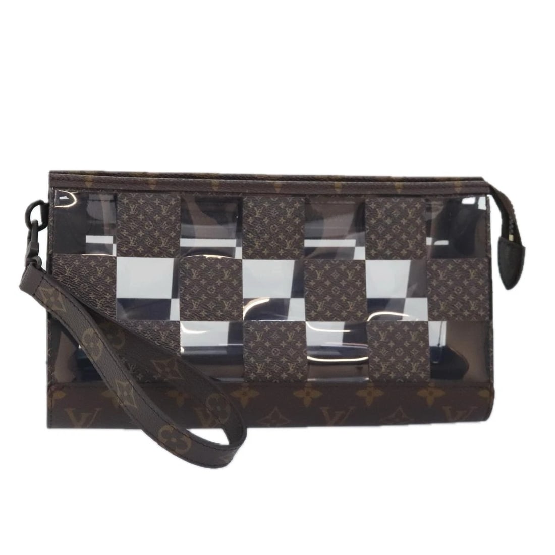 LOUIS VUITTON MONOGRAM CHESS STAND POUCH: LOUIS VUITTON Monogram Chess Stand Pouch Brand: LOUIS VUITTON Type/Style: Pouch Material: Monogram Canvas Color: Monogram Size: W11.2 x H6.3 x D3.3inch(Approx) Accessories: None Accessorie