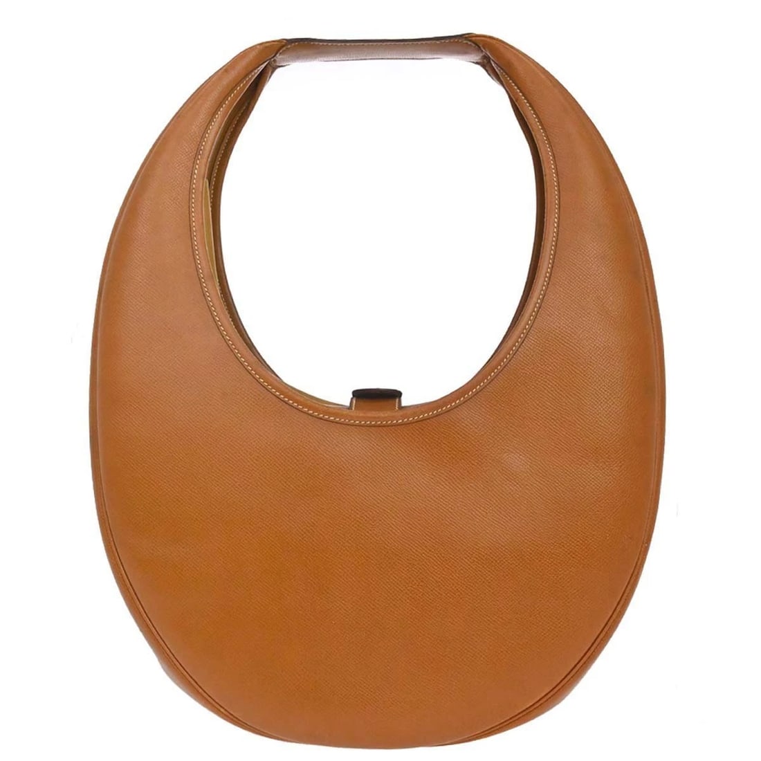 HERMES GOLD COURCHEVEL FOLIES HOBO BAG: Hermes Gold Courchevel Folies Hobo Bag Brand: HERMES Type/Style: Hobo Bag Material: Courchevel leather Color: Gold Size: W 13.0 x H 7.9 x D 3.9 " Accessories: None Accessories Notice: When