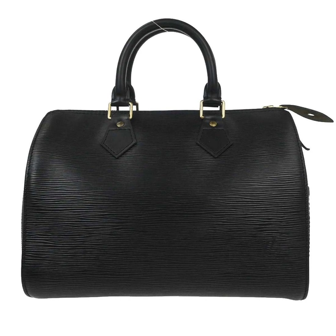 LOUIS VUITTON BLACK EPI SPEEDY 25 HANDBAG (1 of 7)