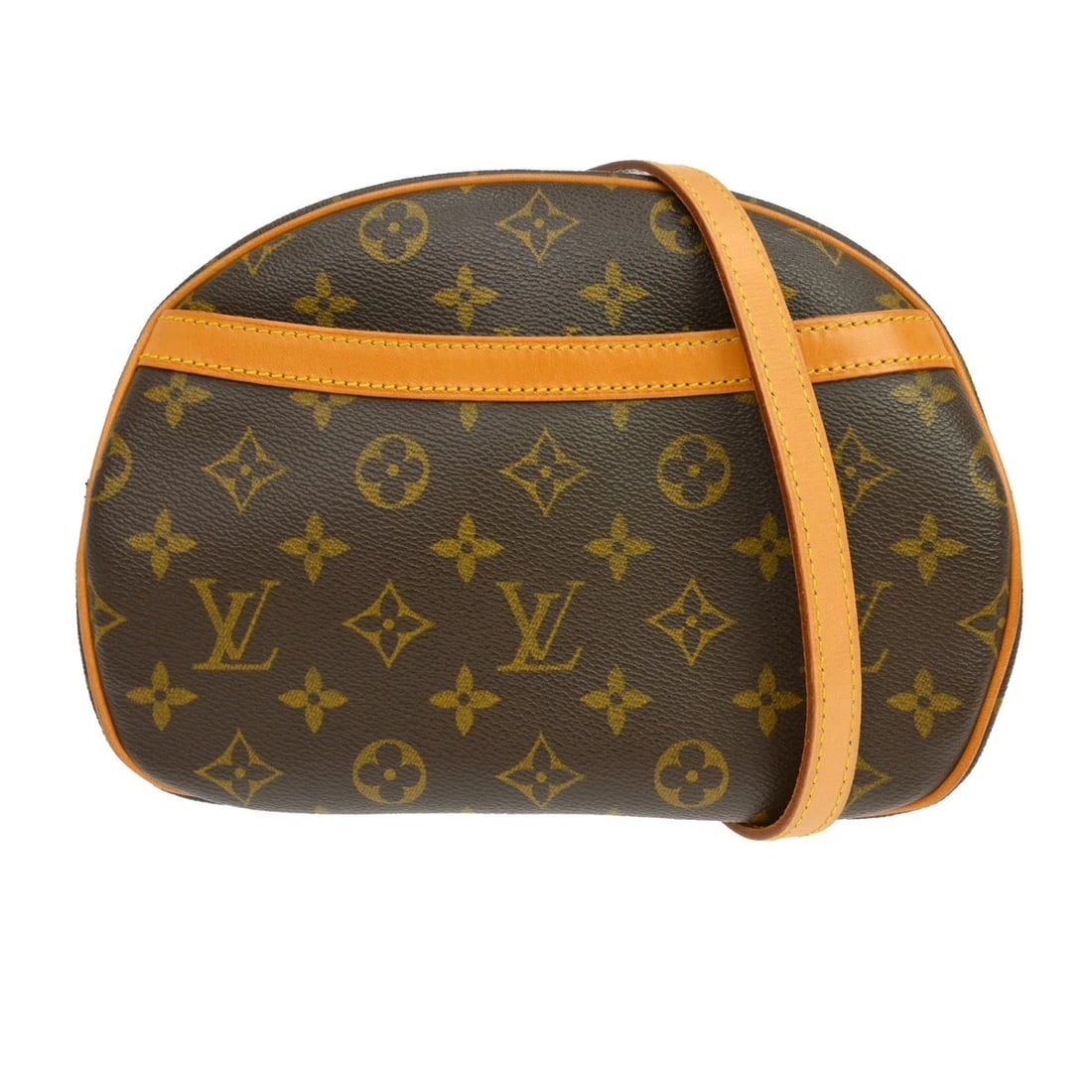 LOUIS VUITTON MONOGRAM BLOIS CROSSBODY BAG: LOUIS VUITTON MONOGRAM BLOIS CROSSBODY BAG Brand: Louis Vuitton Type/Style: Crossbody Material: Monogram Canvas, Leather Color: Brown Size: W 9.4 x H 7.5 x D 4.7 " Accessories: None Access