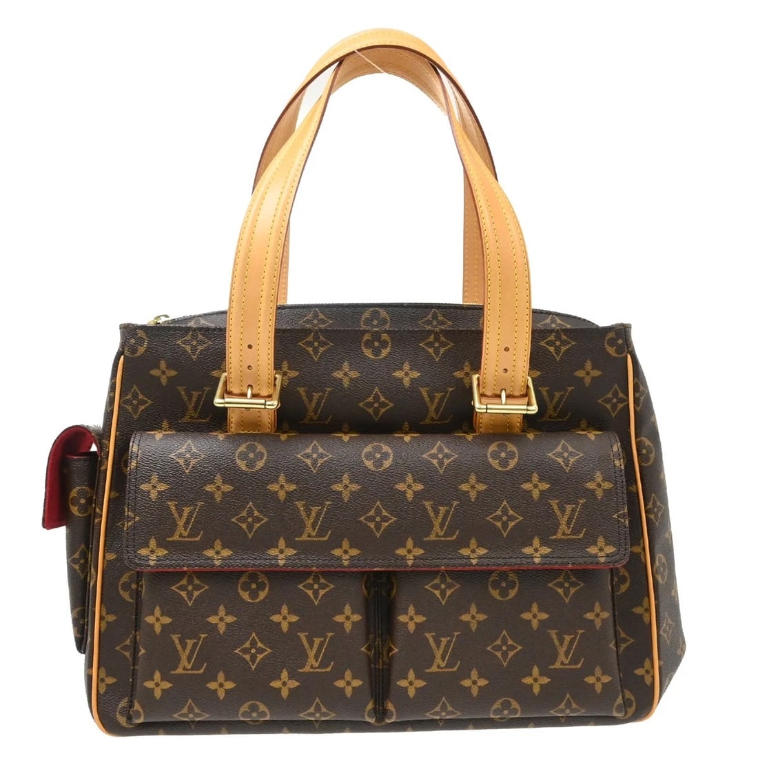 LOUIS VUITTON MONOGRAM MULTIPLI CITE HANDBAG: Louis Vuitton Monogram Multipli Cite Handbag Brand: Louis Vuitton Type/Style: Handbag Material: Monogram Canvas, Leather Color: Brown Size: W 14.2 x H 10.2 x D 4.7 " Accessories: None Acce