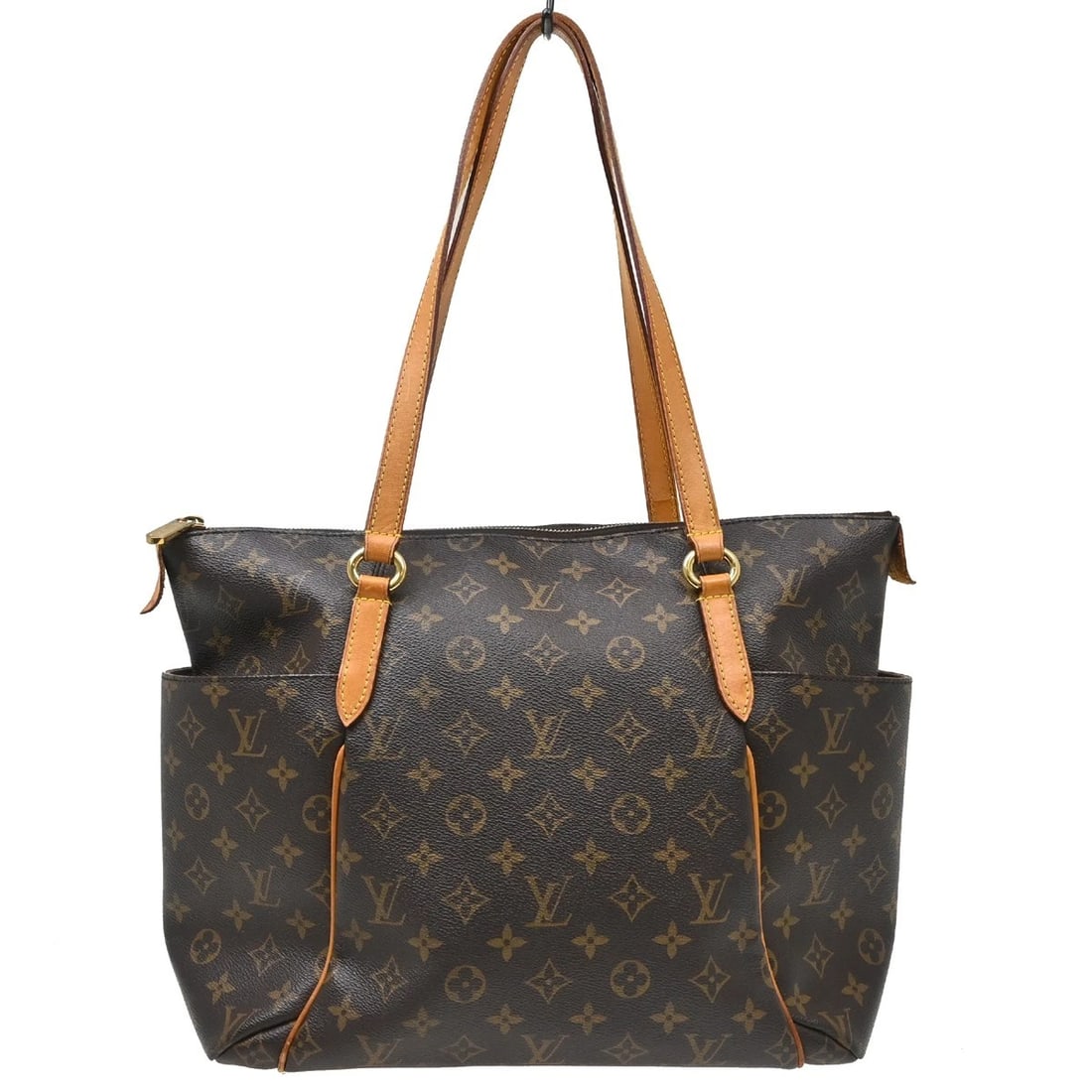 LOUIS VUITTON MONOGRAM TOTALLY SHOULDER BAG: LOUIS VUITTON MONOGRAM TOTALLY SHOULDER BAG Brand: Louis Vuitton Type/Style: Shoulder Bag Material: Monogram Canvas, Leather Color: Brown Size: W 13.4 x H 11.8 x D 5.9 " Accessories: None
