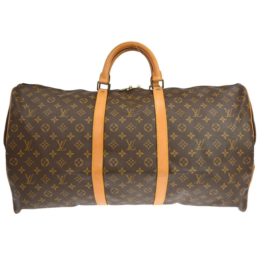 LOUIS VUITTON MONOGRAM KEEPALL 60 DUFFLE HANDBAG (1 of 7)