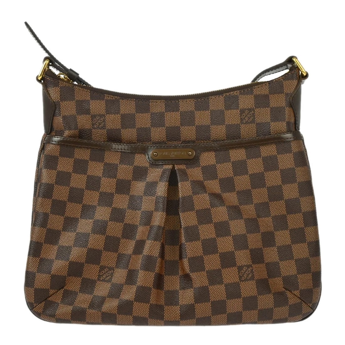LOUIS VUITTON DAMIER BLOOMSBURY PM SHOULDER BAG: Louis Vuitton Damier Bloomsbury PM Shoulder Bag Brand: Louis Vuitton Type/Style: Crossbody Material: Damier Canvas, Leather Color: Ebene*Brown Size: W 13.0 x H 11.0 x D 1.2 " Accessories: None