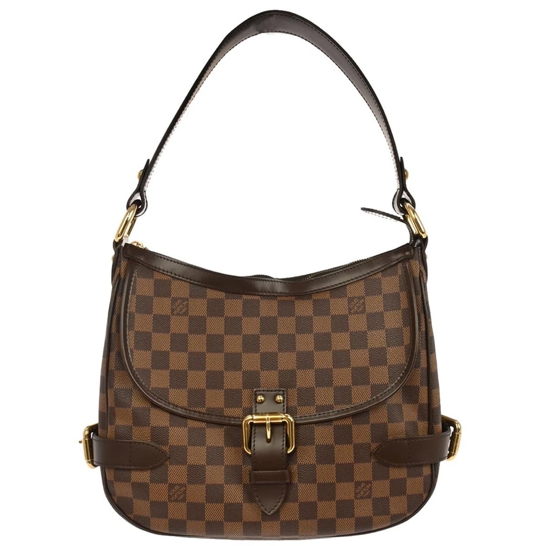 LOUIS VUITTON DAMIER HIGHBURY SHOULDER BAG: Louis Vuitton Damier Highbury Shoulder Bag Brand: Louis Vuitton Type/Style: Shoulder Bag Material: Damier Canvas, Leather Color: Ebene * Brown Size: W 11.8 x H 9.8 x D 4.3 " Accessories: None