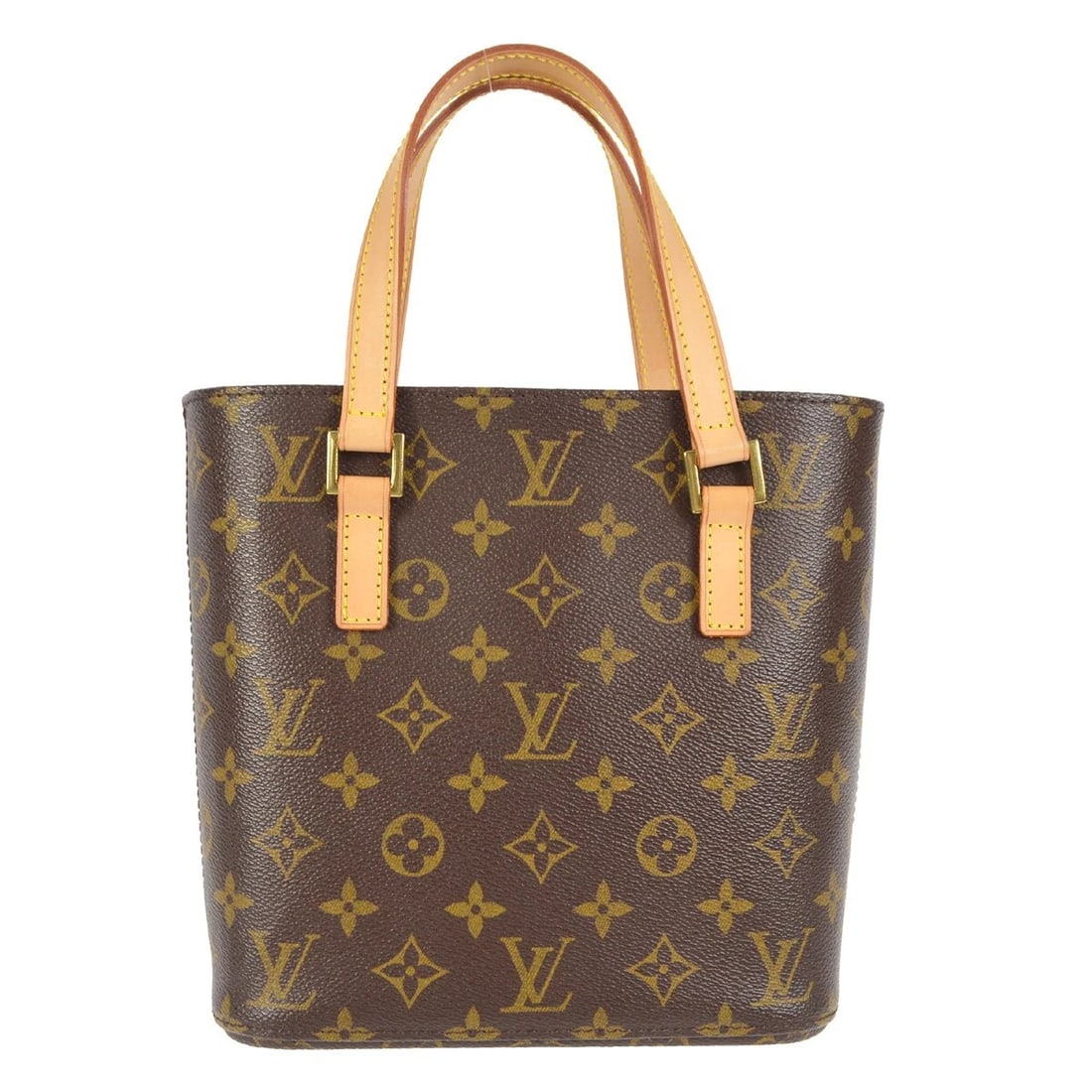 LOUIS VUITTON MONOGRAM VAVIN PM TOTE HANDBAG: Louis Vuitton Monogram Vavin PM Tote Handbag Brand: Louis Vuitton Type/Style: Tote Material: Monogram Canvas, Leather Color: Brown Size: W 8.1 x H 8.3 x D 3.3 " Accessories: None Accessori