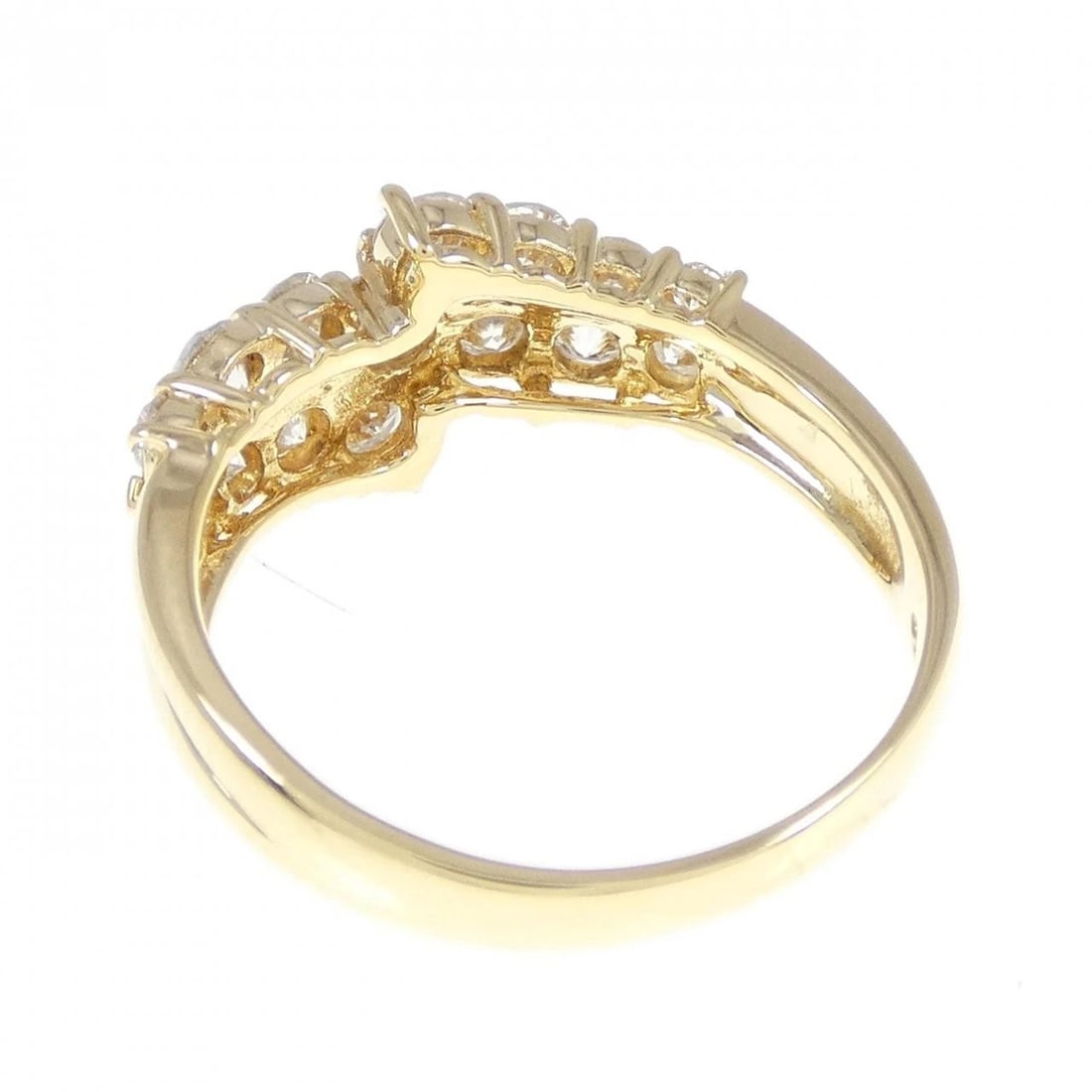 K18YG DIAMOND RING - 2
