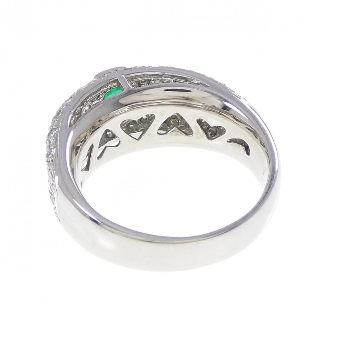 PT900 EMERALD RING - 2