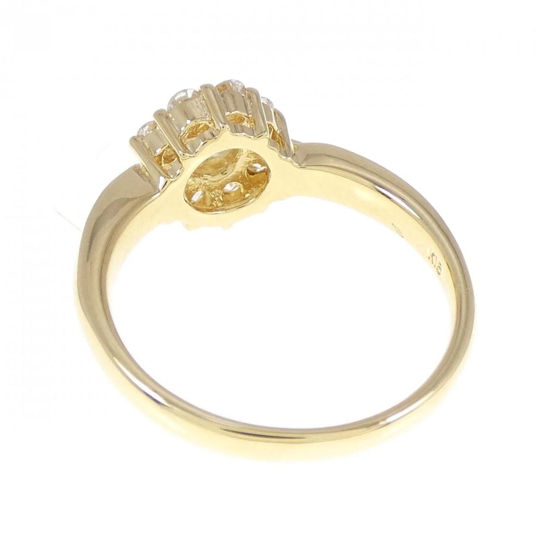 K18YG DIAMOND RING - 3