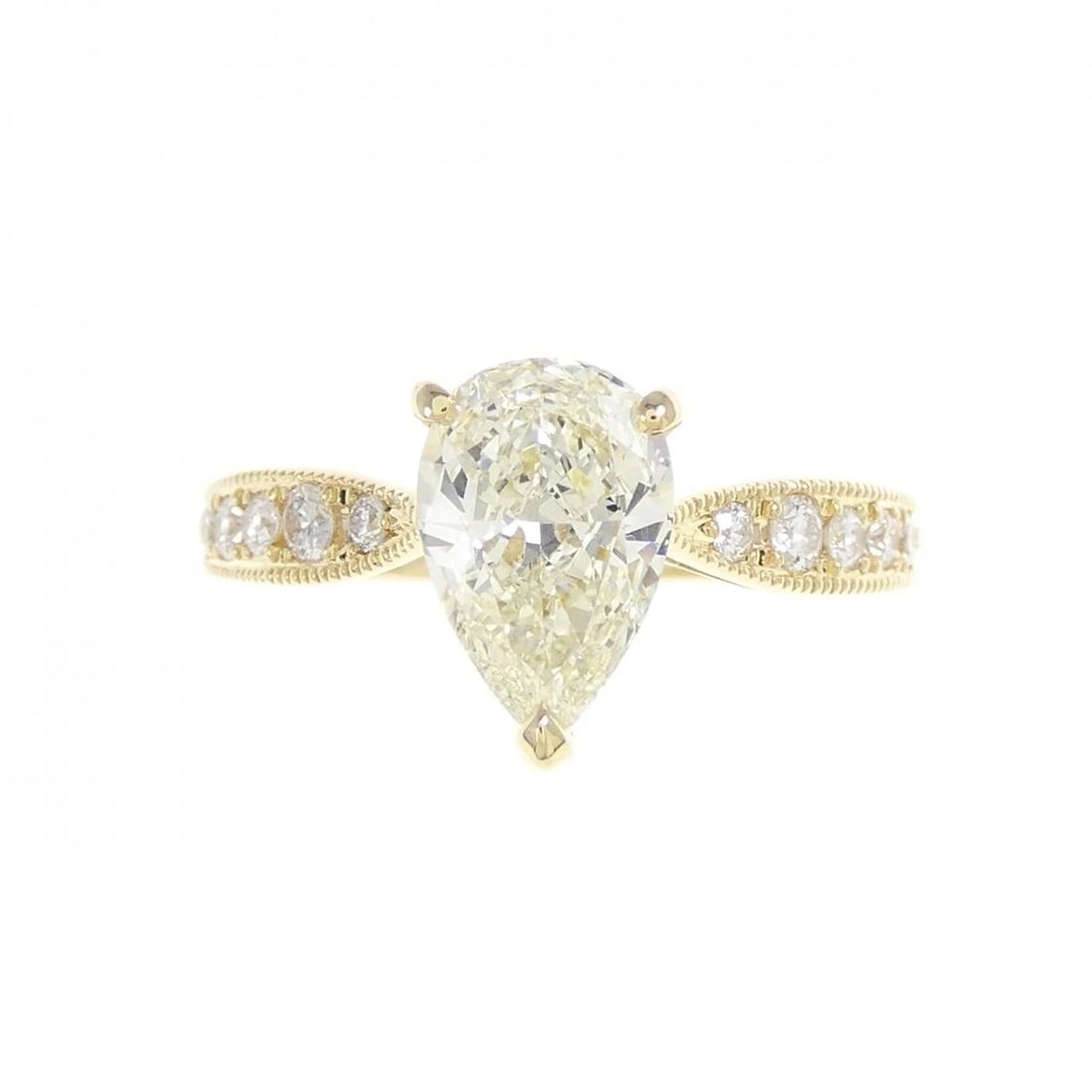 K18YG DIAMOND RING - 2