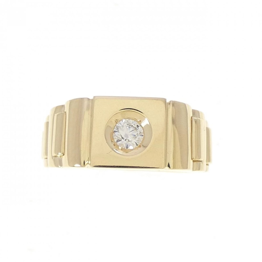 K18YG DIAMOND RING - 2