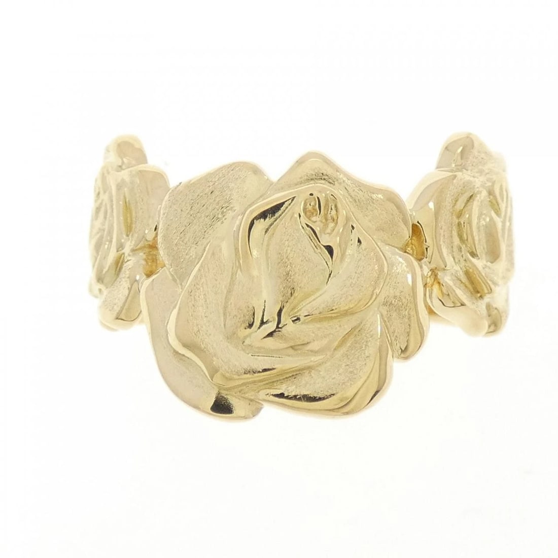 K18YG ROSE RING - 2