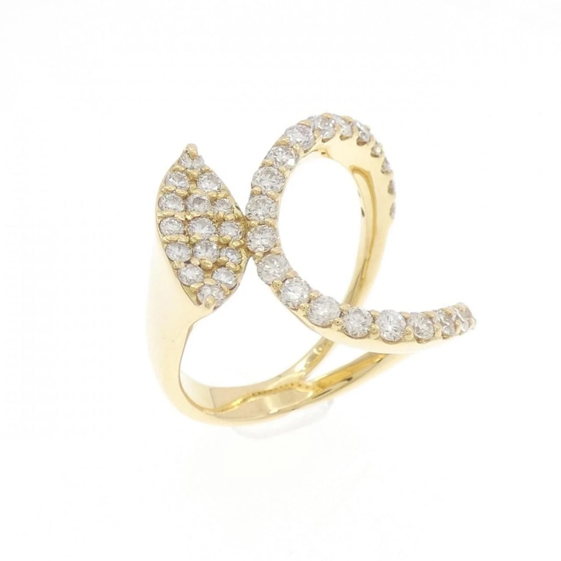 K18YG DIAMOND PINKY RING: K18YG Diamond Pinky Ring Brand: Unbranded Type/Style: Diamond Ring Material: 18K Yellow Gold, Main Stone/Creation Natural Color: Yellow Gold Size: US 3 Accessories: None Accessories Notice: When